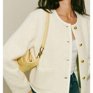 Reformation Dale Cropped Jacket